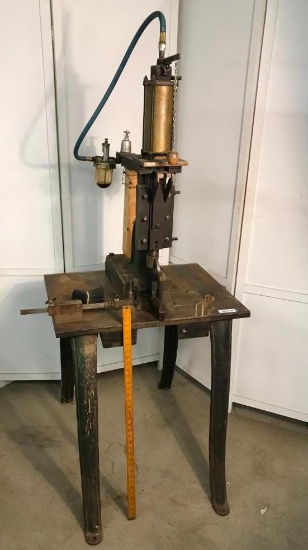 Antique Air Pressure Cylinder- Brush Filament/Stock Cutter
