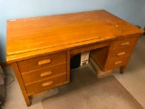 Antique Oak Office Desk