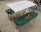 Cabela's Packing Aluminum Table & Bench Set