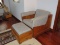 Upholstered Arm Chair & Ottoman