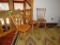 (3) Hardwood Spindle Back Chairs