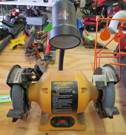 Central Machinery 6" Bench Grinder Online Auctions Proxibid
