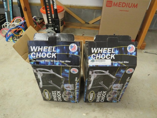 (3) Motorcycle Wheel Chocks