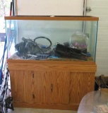 Glass Aquarium on Stand w/ Accessories