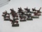 (16) Lead Mini Union or Cavalry Mounted Soldiers