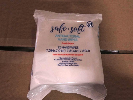 (6) Cases of Safe & Soft Antibacterial Hand Wipes