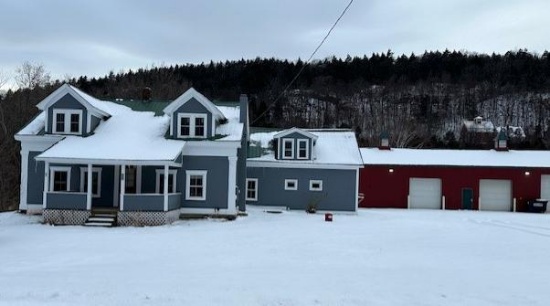 Commercial Building and Home on 5.3 Acres in Monkton (Bristol), VT