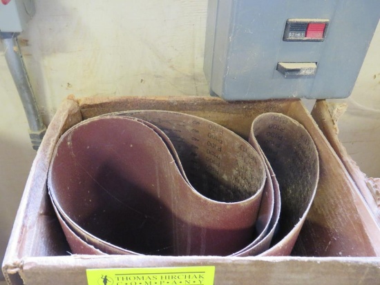 (2) 100 Grit Wide Belt Sanding Belts