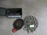 16' Tow Chain w/ Grab Hooks and 8' Choke Chain