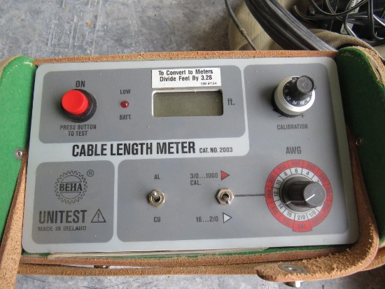 BEHA Mod. 2003/2003m Cable Length Meter