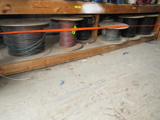 (8) Spools Of Multi Strand Small Gauge Wire