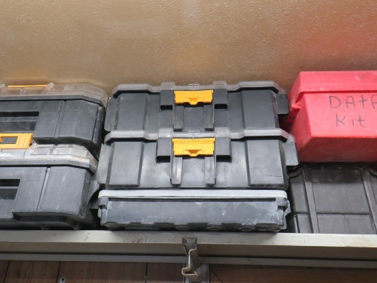 (17) Portable Pack Out Boxes, Poly Tool Boxes etc.