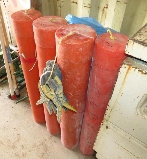 (4) Rolls Of Anti-Static Mats & Clamps