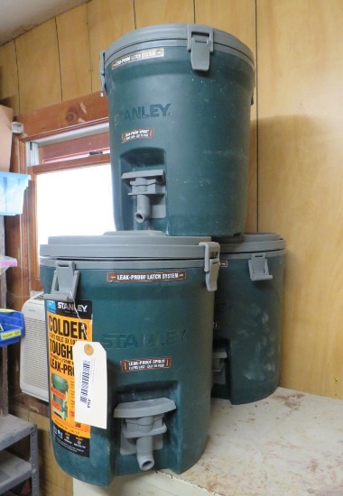(3) Stanley 2 gal. Adventure Jugs