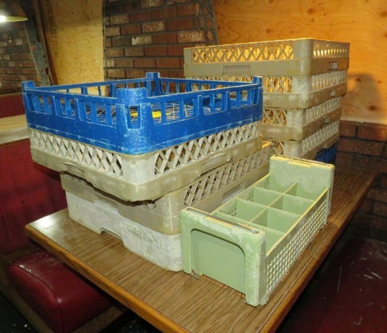 (10) Poly Dishwashing Trays