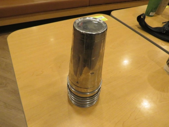 (6) Waring SS Milkshake Cups