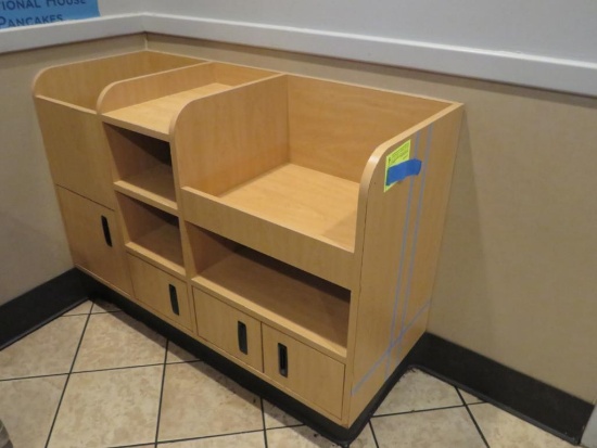 Wood Menu Display Case