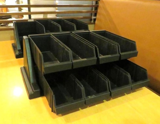 (2) Poly Utensil Storage Racks