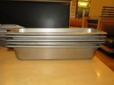 (5) 6 Qt. SS Pans