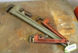 (3) Pipe Wrenches