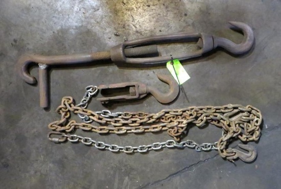 Chain Tension Tool w/ Extra Hook & Chain