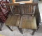 (2) Wood Bar Stools