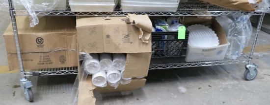 Large Qty. of Paper & Plastic Containers