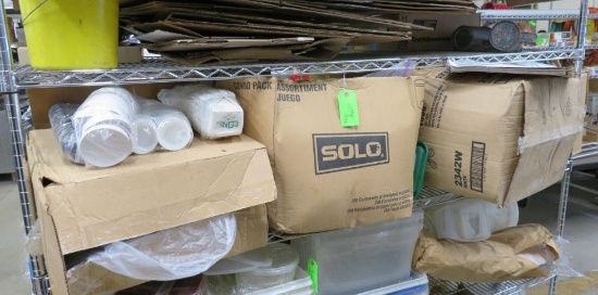 Large Asst. of Poly & Paper To-Go Containers