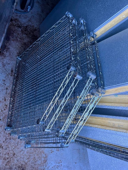 6-Tier Rolling Wire Shelf