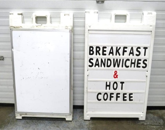 (2) Poly Breadboard Signs