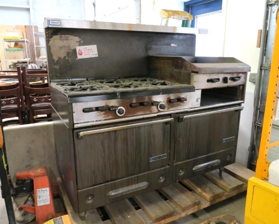 Garland Double Oven 6-Burner Range w/Griddle