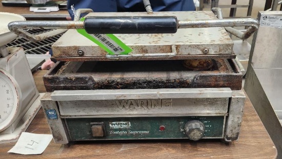 Waring Tostato Supremo Grill Press