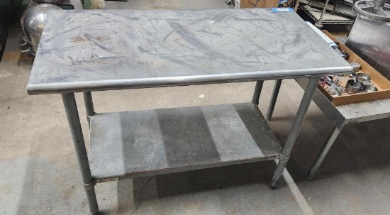 Stainless Steel Work Station w/Undershelf