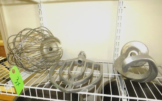 (3) Hobart 20 Qt. Mixer Attachments