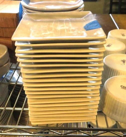 (20) Acopa Square 5" Plates