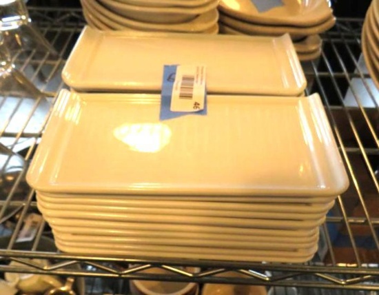(24) 8"x4" "Front of the House" Ceramic Serving Trays
