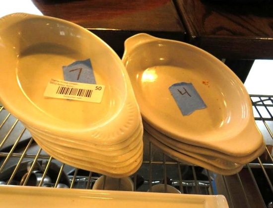 (11) Asst. Ceramic Au Gratin Dishes