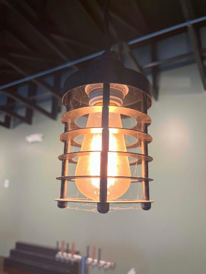 (6) Hanging Pendant/Edison Bulb Lights