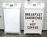 (2) Poly Breadboard Signs
