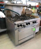 SunFire 6-Burner Range W/ Backsplash