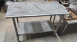 Stainless Steel Work Station w/Undershelf