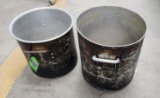 (2) Large Aluminum Stock Pots