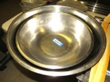 (4) Large SS Bowls