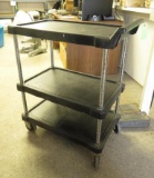 Rolling 2-Tier Polly Cart
