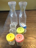 (6) Mason Jars & (3) Straw Lids