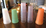 (12) Asst. Poly Drinking Glasses
