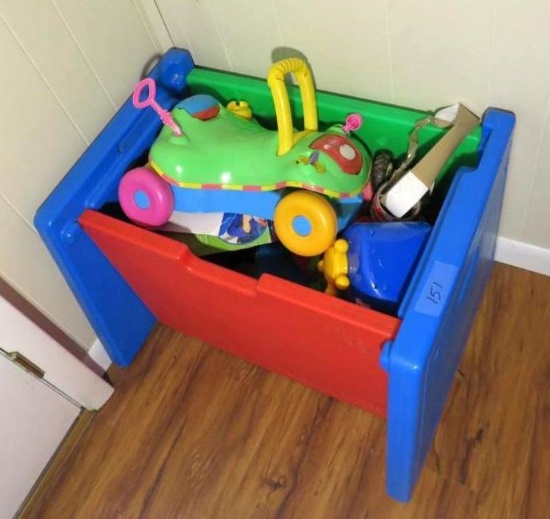 Children's Poly Toy Box & Toys