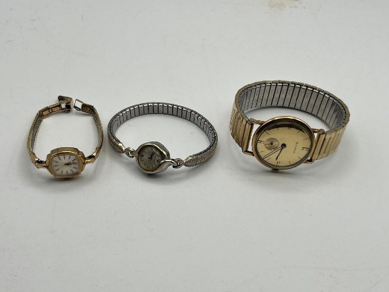 (3) Vintage Gold Filled Watches