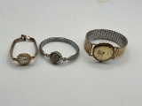 (3) Vintage Gold Filled Watches