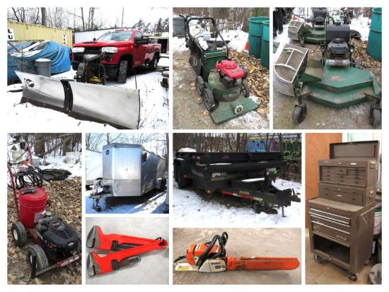 (1637) 2020 Chevy Alaskan Truck, Landscaping Equip